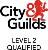City & Guilds Level 2 qualified badge